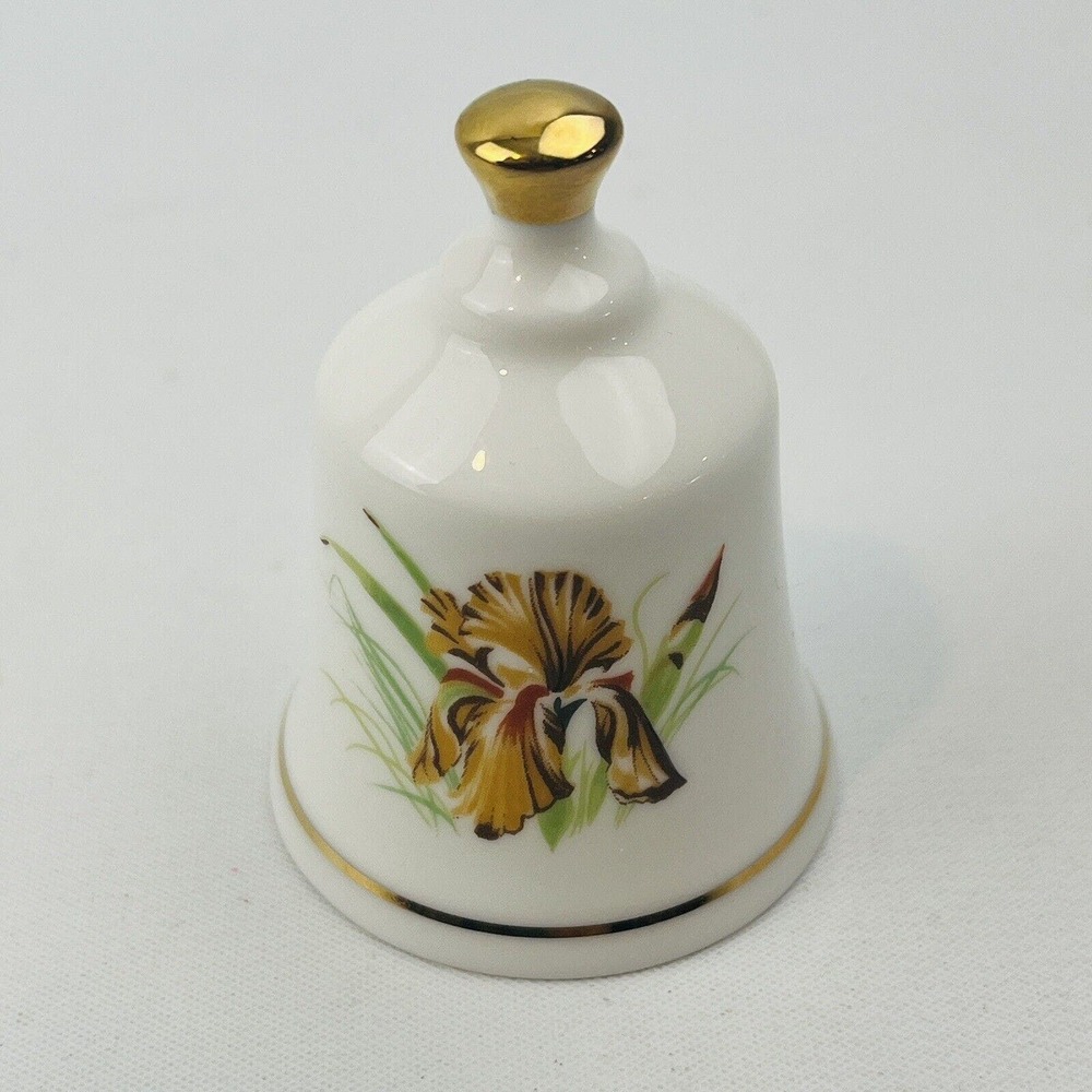 Danbury Mint Tennessee Iris‎ Official State Flower Bell Collection